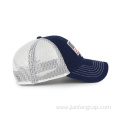 Soft mesh baseball cap with pigment washing